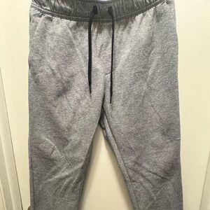 Member’s Mark Gray Active Jogger Sweatpants Men’s Medium Drawstring Zip Pocket